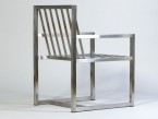 Edelstahl-Sessel KG 12 - Rückseitenansicht - de greiff design